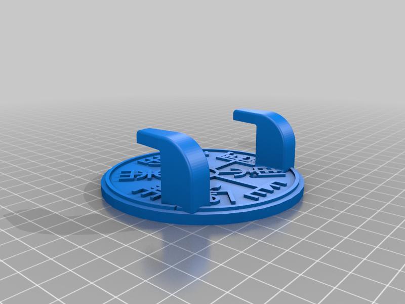 Vegvisir Mjolnir Sword Wall Mounts