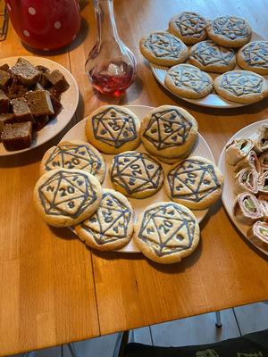 D20 Cookie Stamp