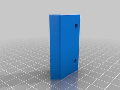 LED Strip Holder for waterproof silicone strip with countersunk screws