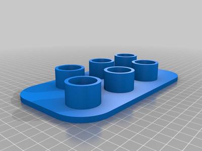 Paste tube rack for fridge door