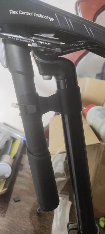 Underseat Bicycle Pump Holder