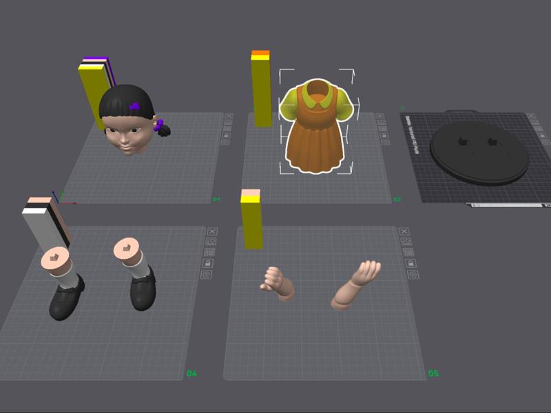 Squid Games Young Hee Modular Energy Pre Colored 