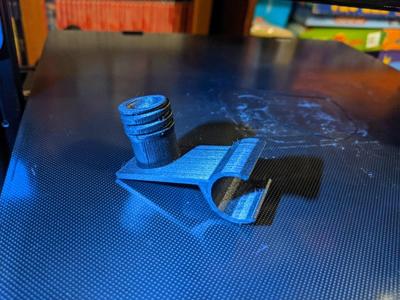 18mm tube to toolless lockable ball & socket camera mount for CR-10 stabilizer bar