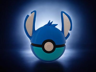 Stitch Pokéball - Multiparts