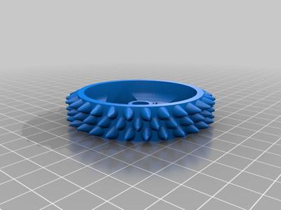 Remix of Spiked wheel for snow bashing