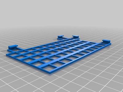 Azul gameboard overlay for small printer