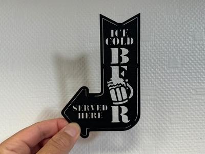 Decor Ice cold beer