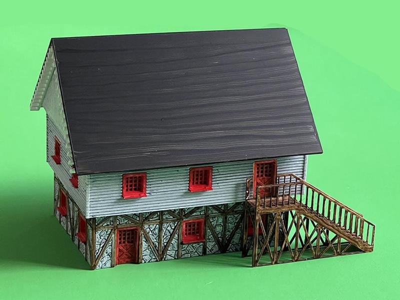TUTOR STYLE BUILDING HO SCALE