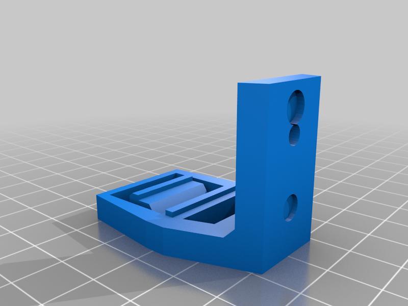 Halterung für KTM-Rückstrahler für ICS-Klippsystem /  Bracket for KTM reflectors for ICS clip system