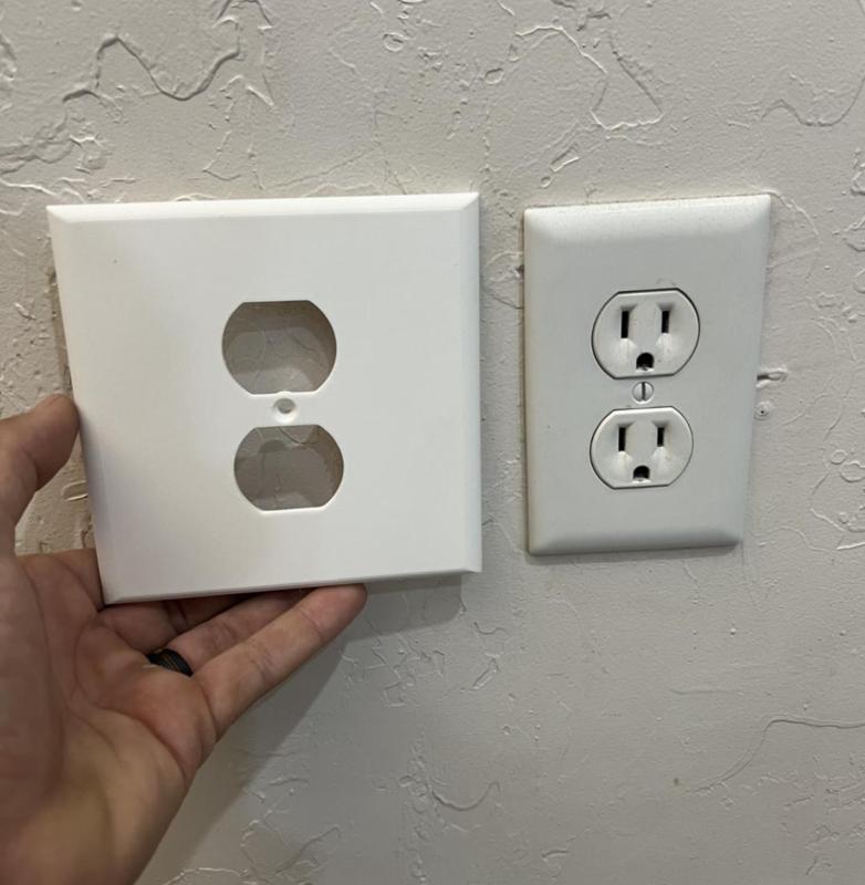 Over Sized Single Outlet Cover 