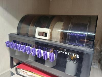 Filement clips holder for not only Bambu Lab AMS