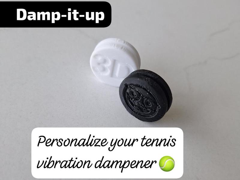 Damp'it’up  Personalized Tennis Vibration Dampener