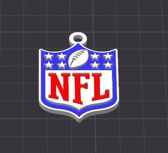 nfl logo keychain/necklace charm(free commercial)