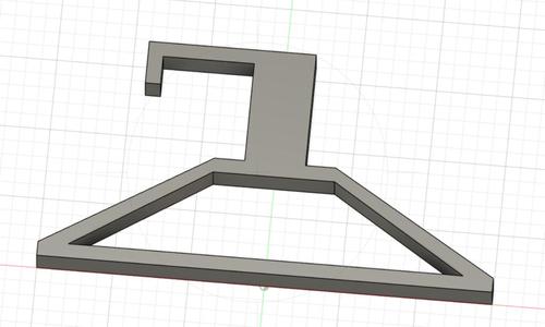 odd retro clothes hanger