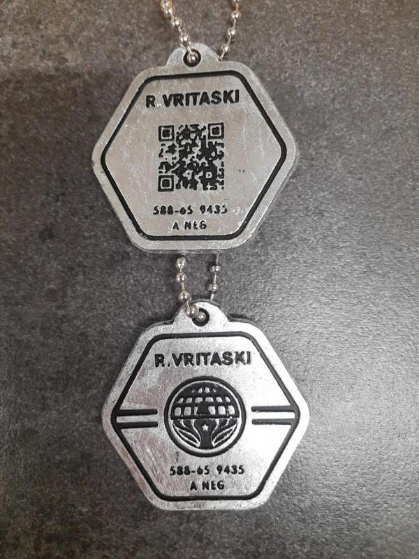 Angel of Verdun Dog Tags (Edge of Tomorrow)