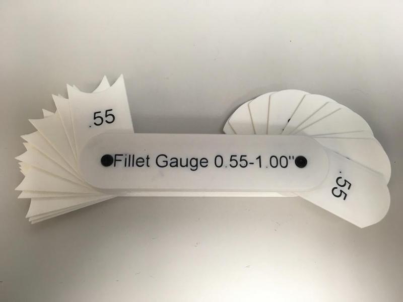 Fillet (Radius) Gauge 0.55 - 1.00 inch