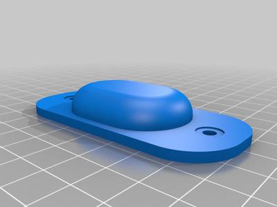 Hyundai Santafe license plate lamp holder