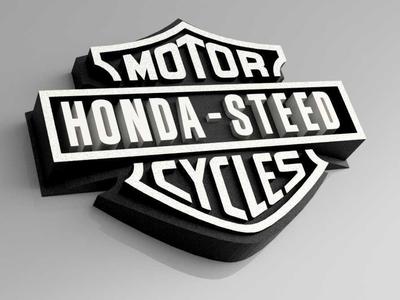 Honda Steed Emblem