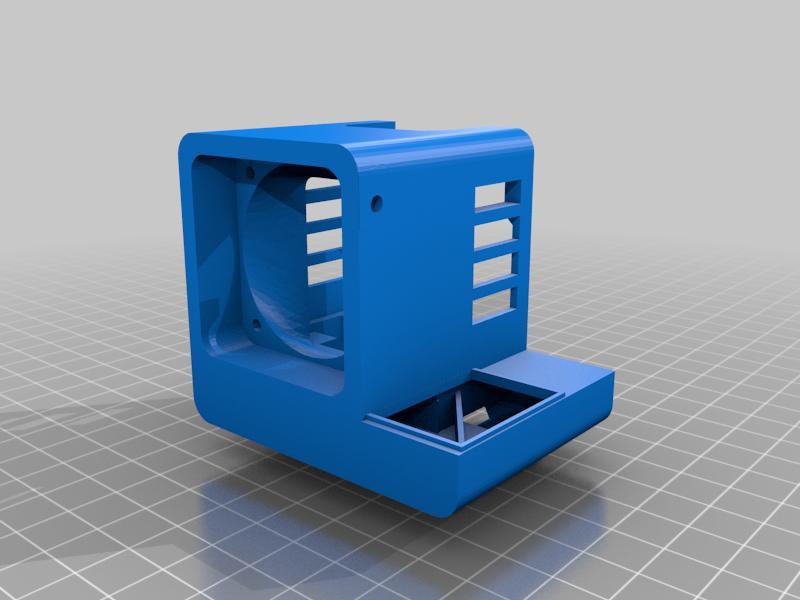 Ender 3 V2 Neo - 4020 Part Cooling Satsana Style Fan Duct with Magnetic Mount