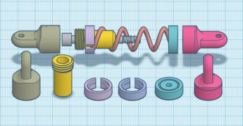 Shock Absorber 80mm RC Car (Tarmo5)