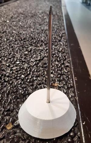 Receipt needle holder