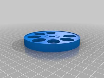 Round pills organiser - 7 days