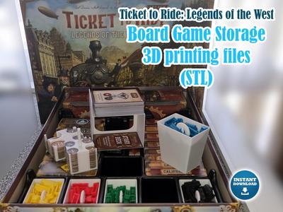 Ticket to Ride: Legends of the West Storage Upgrade