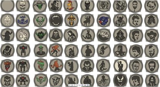 DND Tokens characters