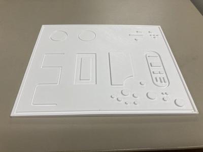 Scale model welding practice sheet