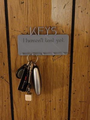 Customizable Wall Key Holder