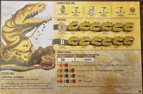 Devouring Teeth Lurk Underfoot Presence Token Spirit Island Horizons