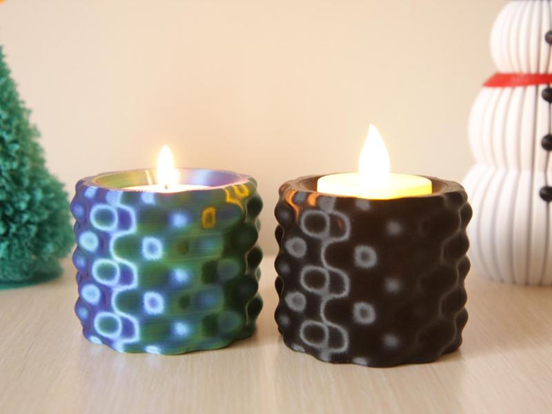 Wavy Tealight Candle Holder