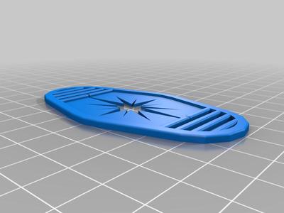 Religious Motel Key Keychain