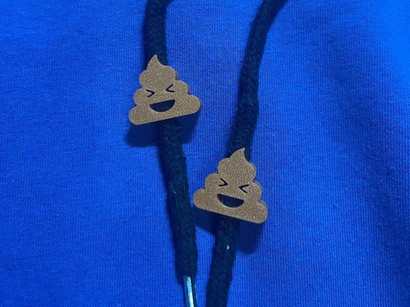 Poop Hoodie Drawstring Beads