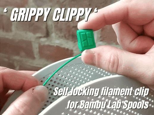 Filament Clip - GRIPPY CLIPPY - Bambu Labs