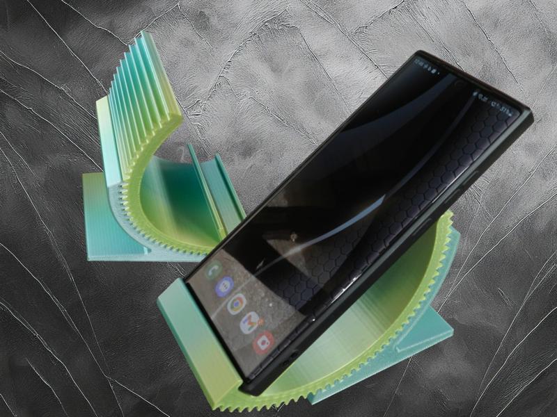 Adjustable Gear Stand for Mobile Phones