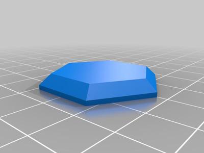 Battletech Compatible Hex Miniature Base
