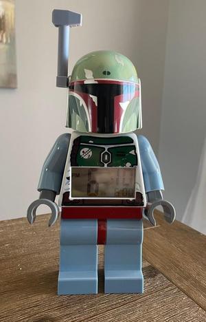 Star-Wars Lego clock Boba Fett antenna