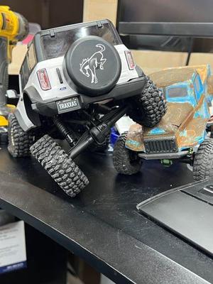 TRX-4M Rear Shock Mount Drilling Jig