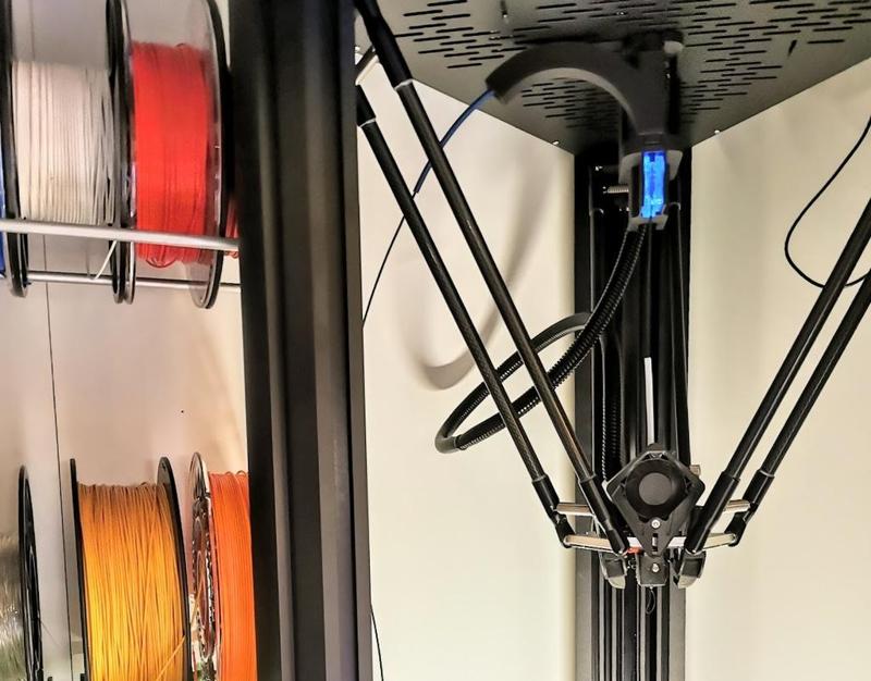 Flsun V400 - Filament feeder UNDER the top box