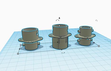 Adaptador Valvula Duotone North. Valve adapter