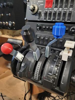 Comanche throttle, pitch and mixture  for the honeycomb bravo