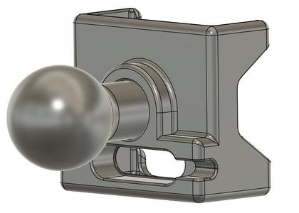 Insta360 x4 Remote with Ram Mount Holder