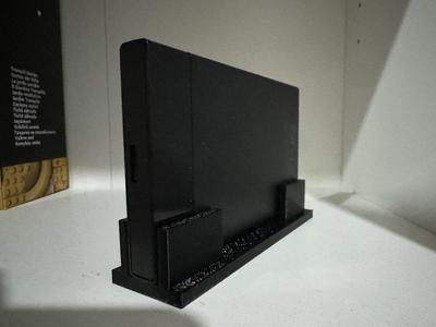 Vertical stand for portable hard drive (or anything boxy)