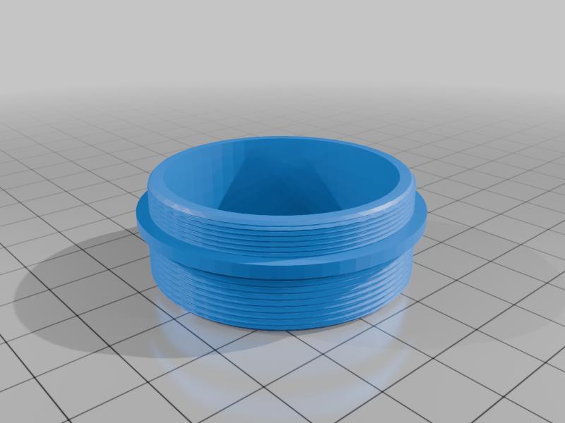 M43 x 1 to T2 adapter