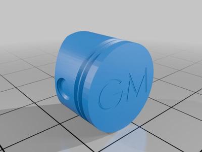 Piston Keyring (Press Fit)