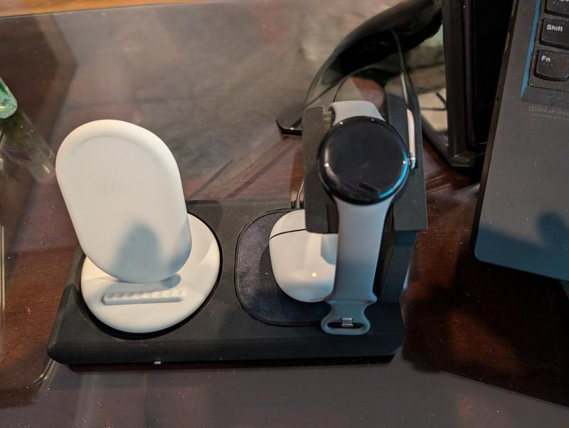 Pixel Phone, Buds, & Watch Stand