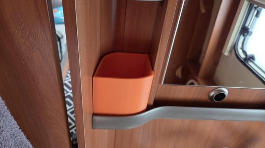 Eriba Washroom Shelf Containers