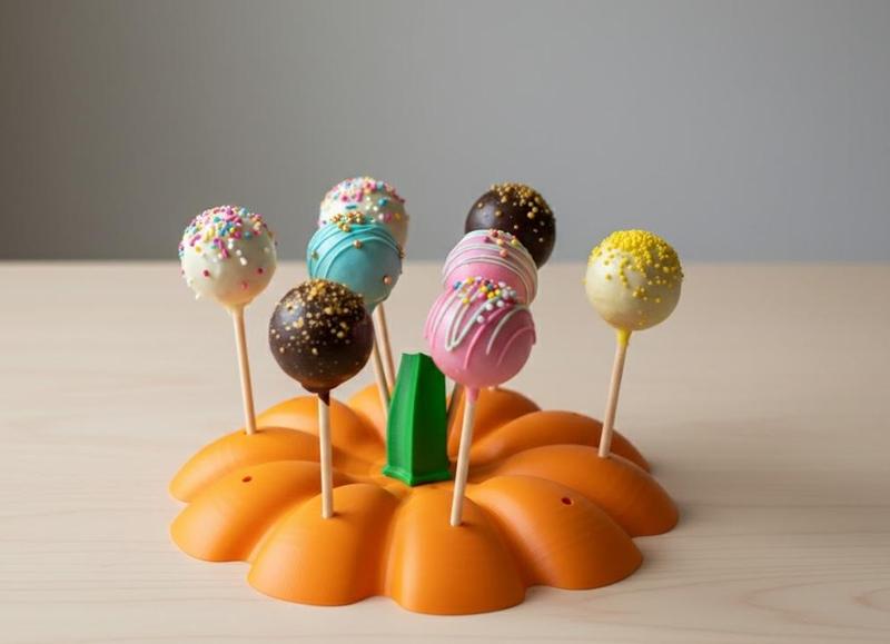 Pumpkin Cake Pop Display Stand