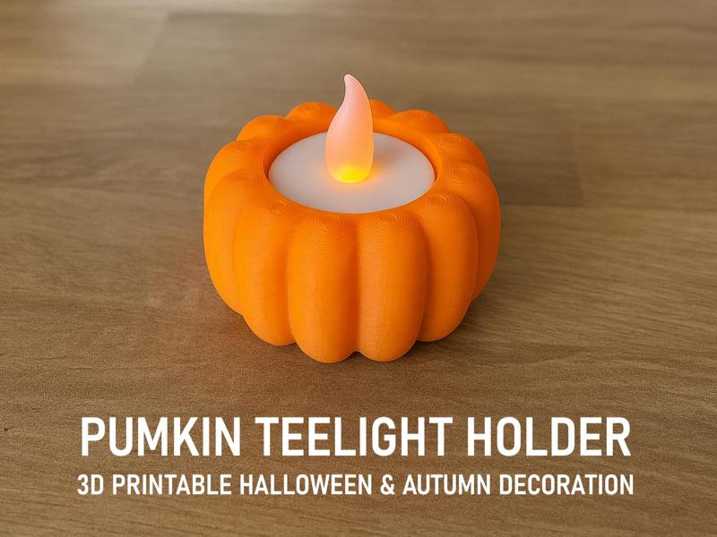 Pumpkin Tealightholder Halloween Autumn Decoration